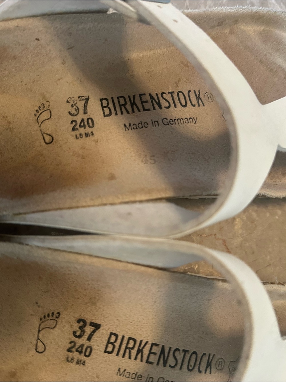 Birkenstock Gizeh Women’s White Sandals size 37 - Picture 5 of 9